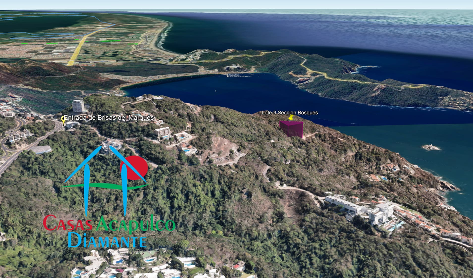 Terreno Brisas del Marqués Bosques lote 9 - Ubicación satelital y entorno 12